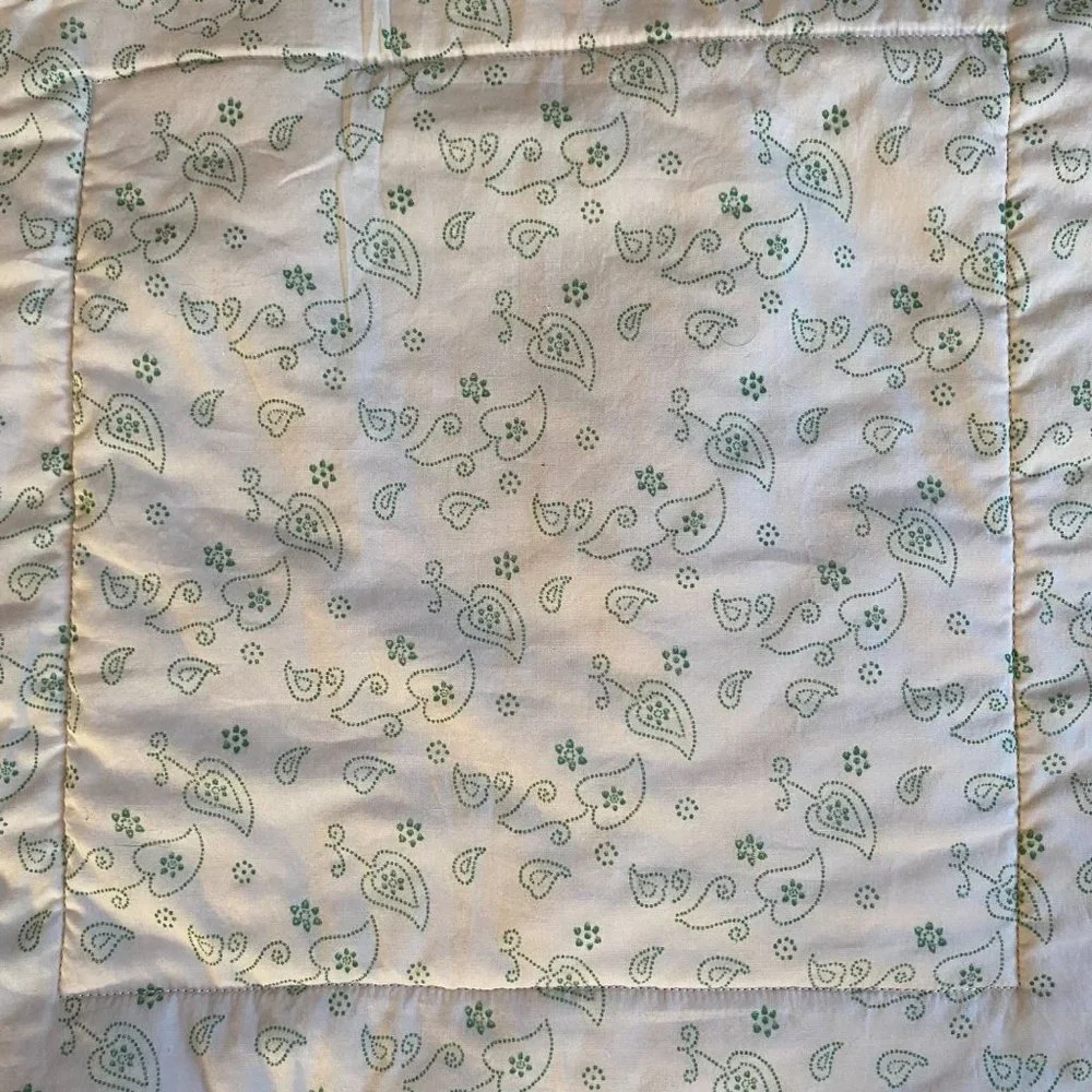Birdhouses applique quilt wall‎ art embroidered polka dot floral 37x25